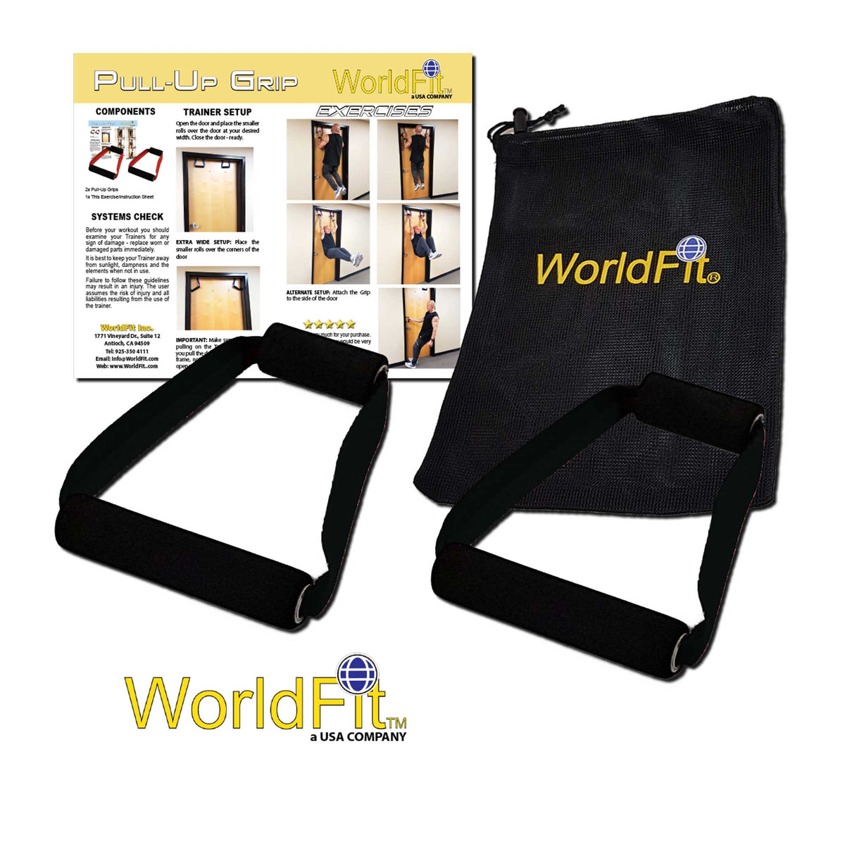 Crazy-8 Pull-Up Grips