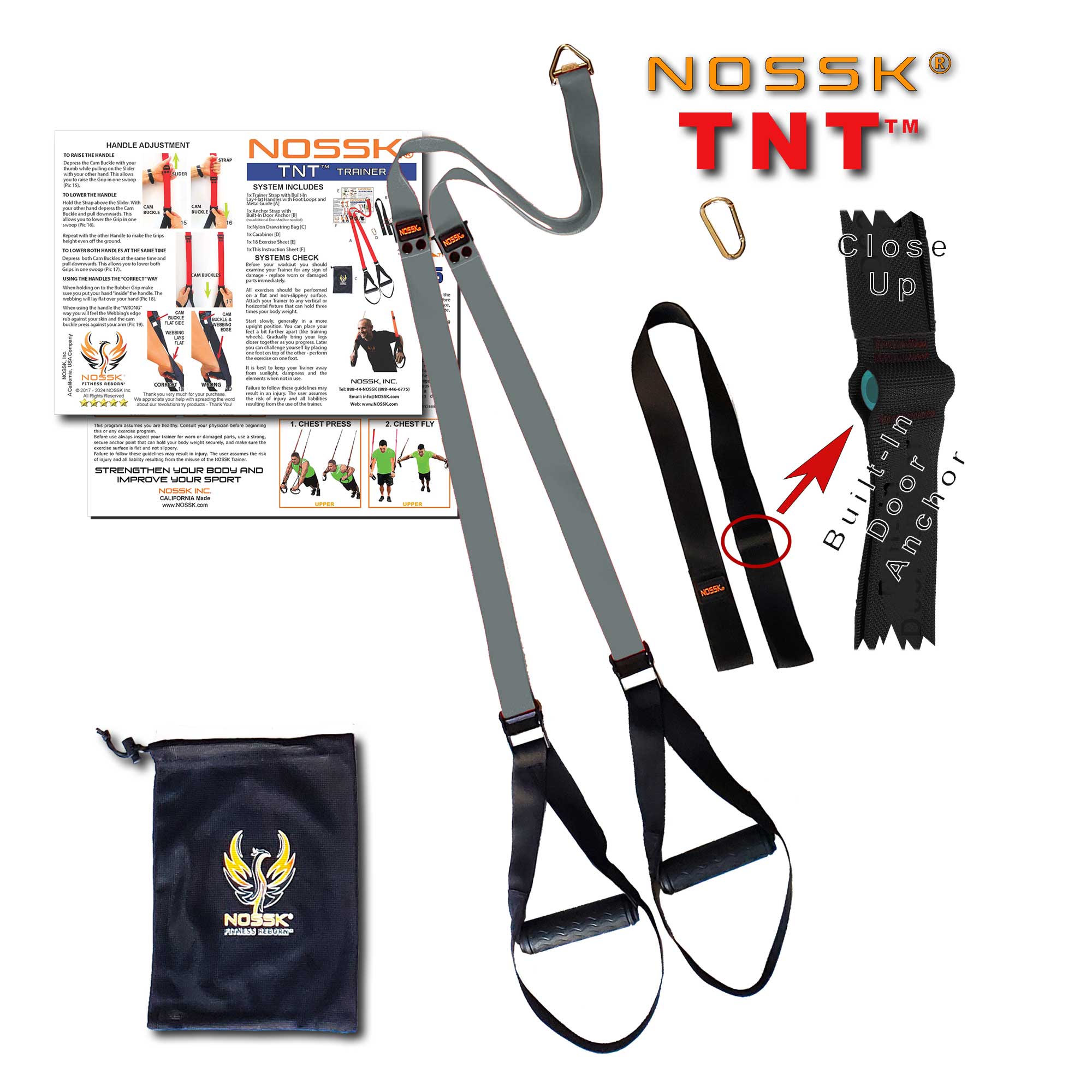 NOSSK TNT Pro Suspension Fitness Trainer – NOSSK Inc.