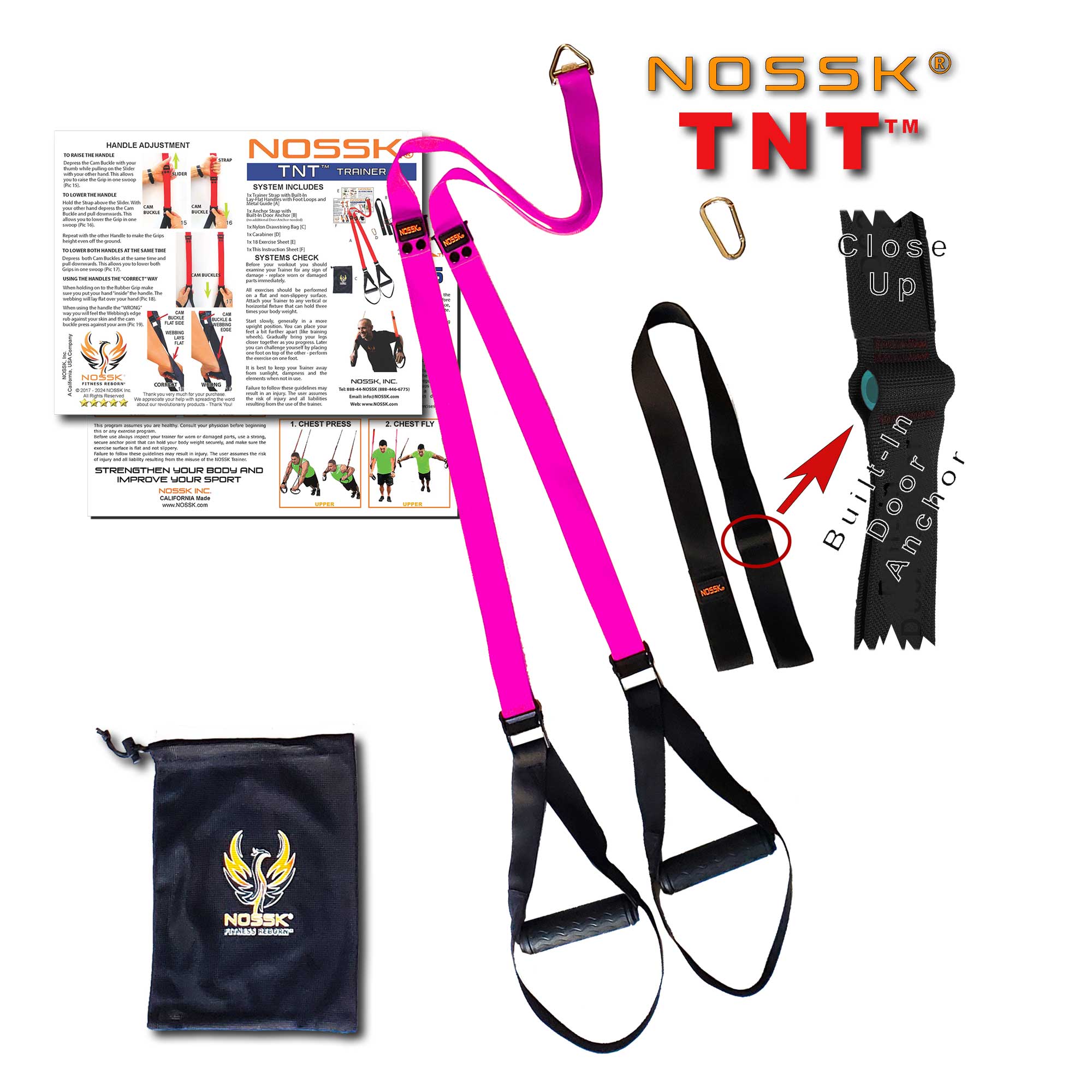 NOSSK TNT Pro Suspension Fitness Trainer – NOSSK Inc. NOSSK TNT Pro Suspension Fitness Trainer – NOSSK Inc.
