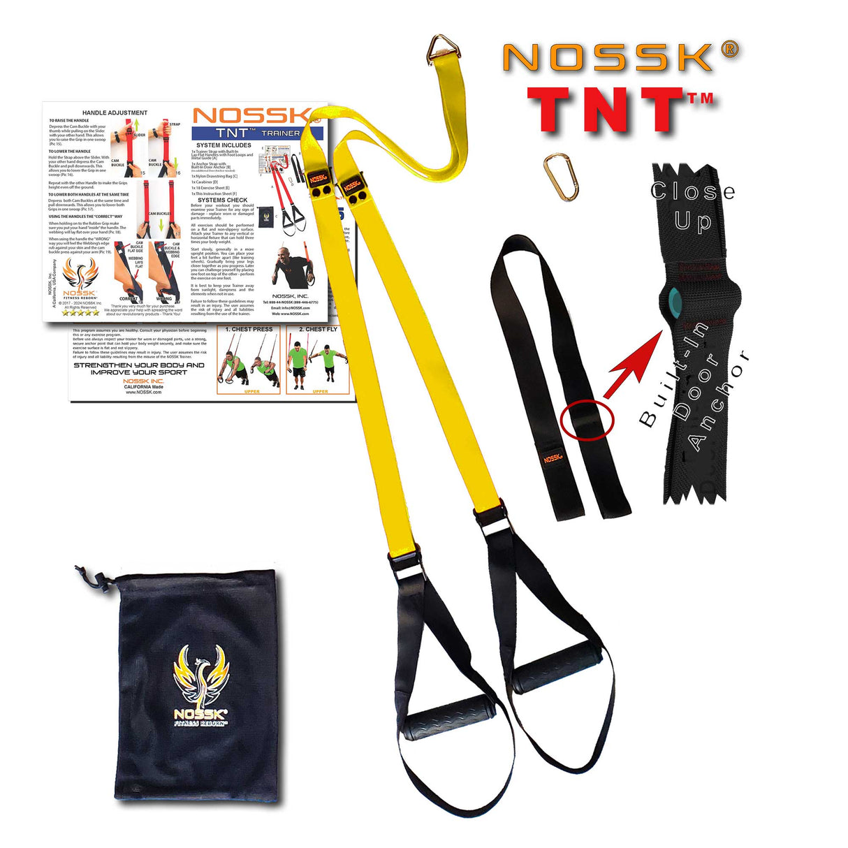 NOSSK TNT Pro Suspension Fitness Trainer