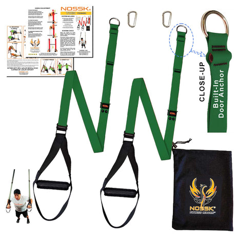 NOSSK TWIN Pro Suspension Fitness Trainer OLIVE DRAB