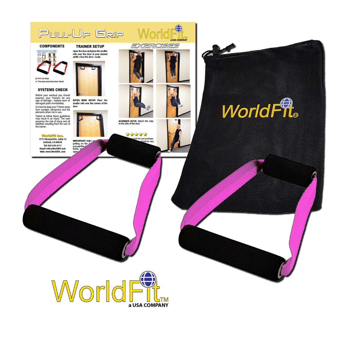 Crazy-8 Pull-Up Grips